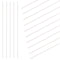 Swpeet 15Pcs Milkly Plastic Rods Assortment Kit, Diameter 3mm Length 250mm for DIY Model Making