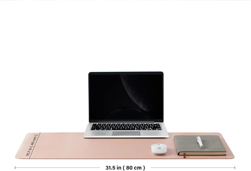 Leather Desk Mat - Non-Slip PU Desk Pad for Office and Home, Desk Organization and Accessories, Ideal for Large Mouse