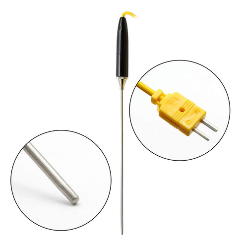 Type 0-1100C Thermocouple Probe Temperature Sensor 3x200mm WRNK-187