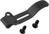 2 Pack Deep Carry Pocket Clips with 4 Pieces Screws, Stainless Steel Pocket Knife Clip Replacement for Benchmade Bugout 535 and More, Anodized Finish, Black by Qtcial
