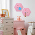 STOBOK Felt Board Home Decor Tile Stickers Decor for Home Felt Bulletin Board Hexagon Felt Hexagon Memo Board Photo Wall DIY Decor Felt Wall Board Wall Decorative Sticker Cork Board by STOBOK
