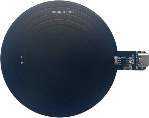Taidacent Wireless LED Uplights, Coil Inductive PCB Charger Pad, Magnetic Levitating Floating Charging Station Type C