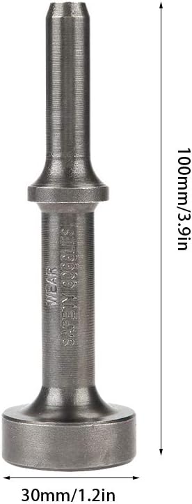 Pneumatic Air Hammer Bit Extended Length 100mm Chrome Molybdenum Steel Tool for Automotive and Sheet Metal