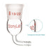 stonylab Borosilicate Glass 90 Degree Vacuum/Inert Gas Adapter, 19/22 Outer Joint for Laboratory Supply