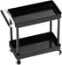 Cart Shelf, 2 Tier Metal Tools Trolley Superb Craftsmanship Easy To Assemble
