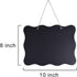 AUSTOR 3 Pack Chalkboard Sign, 8x10 inch Double Sided Erasable Message Board for Wedding, Kitchen, Crafts