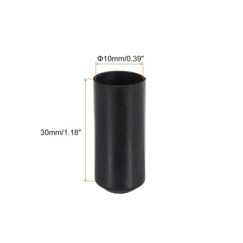 MECCANIXITY Heat Shrink End Cap 10mm ID x 30mm L 2:1 Waterproof Electrical Wire Wrap Adhesive Lined Sealed Tubing Caps,