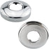 ITROLLE Shower Arm Flange 2PCS Chrome Plated Stainless Steel 2 Inches Round Arc Escutcheon Plate for Shower Heads