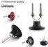 9 Pack 2 Inch Drill Sanding Attachment Variety Kit, Quick Change Disc Pad Holder with 1/8" and 1/4" Shanks