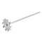 MECCANIXITY 304 Stainless Steel Stirring Rod, 11.81" Length with 3.15" ID Dispersion Disc for Laboratory