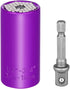 Universal Socket Set, Professional 7mm-19mm Grip Socket Set with Ratchet Wrench Adapter