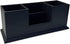 UnionBasic Black Desk Organizer - Leather Multi-Compartment Pen Holder for Office Stationery Organization