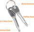 8Pcs Portable Keychain Screwdriver Set, Mini Pocket Key Chain Phillips Slotted Head Screwdriver