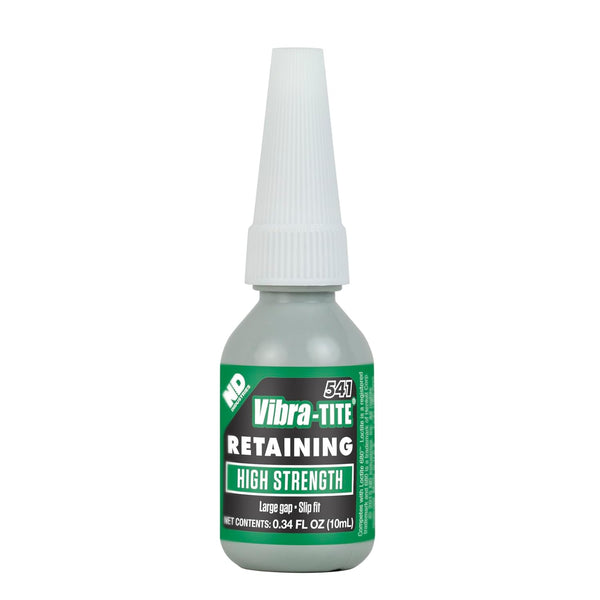 Vibra-TITE 54110 541 High Strength Slip Fit Anaerobic Retaining Compound, 10ml Bottle, Green