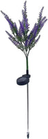1 Pack Solar Lights Outdoor Waterproof Ground Inserted, Imitation Lavender Solar Garden Lights, Solar Pathway Lights