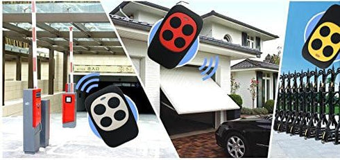 XIHADA Programmable 4-Buttons 280MHZ-868MHZ (1 3) Universal Garage Door Opener Remote Universal Gate Remote Control