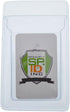 Heavy Duty Pocket Protector with Vertical ID Badge Holder by Specialist ID - Clear Plastic Organizer for Pens, Tools