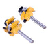 Yakamoz 1/4 Inch Shank Tongue and Groove Router Bit Set, 3 Teeth Wood Milling Tool