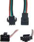 ALITOVE 20 Sets 3 Pin JST SM Male Female Plug LED Connector Cable 15cm 20AWG Wire for WS2812B WS2812 WS2811 LED Strip