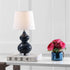 19-inch Bulb Safavieh Kids Lighting Collection Eva Navy Double Gourd Bedroom Living Room Home Office Desk Nightstand