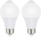 Motion Sensor Light Bulbs, 9W A19 LED, 60W Equivalent, E26 800lm 5000K Daylight, Dusk to Dawn, 2 Pack for Indoor Outdoor