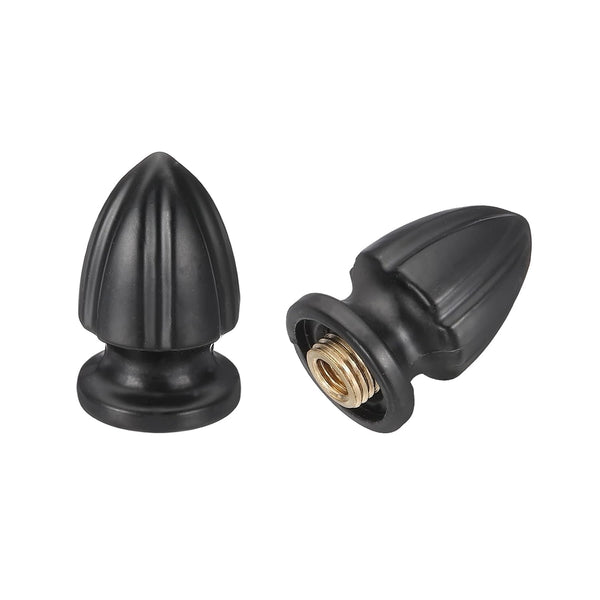 PATIKIL 20x33mm Lamp Shade Finial, 2 Pcs Lamp Finials Caps Knob M10x1mm