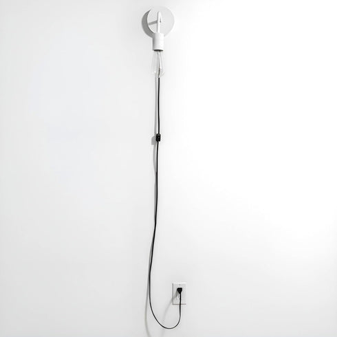 SwitchPrince SPT-2 6ft 18AWG 6A 125V Lamp Cord with Inline Switch and Plug Replacement Wire with Pre-Stripped Ends