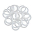 X AUTOHAUX Silicone O-Rings, 29mm OD 21mm ID 4mm Width VMQ Seal Gasket for Compressor Valves Pipe Repair