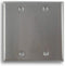 Blank Dual Gang Blank Stainless Steel Wall Plate