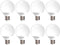 Sunco Lighting 8 Pack Vanity Globe Light Bulbs G25 LED, 3000K Warm White, Dimmable 450 LM, E26 Base, UL