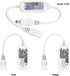 TOPXCDZ 12-24V 96W LED Smart WiFi Controller, Single Color LED Strip Lights WiFi Controller Compatible with Android
