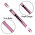Aokin Pen Light with Pupil Gauge, Reusable LED Medical Penlight for Doctor Nurse, White Light, Teal and Rose Gold