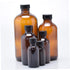 Set 4 of Refillable Boston Round Glass Bottles for Essential Oils