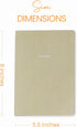 Notebook Journal - Pack of 8 A5 Notebooks, 5.5 x 8 in, Cute Soft Paper Cover for Travel, Meditation, Wedding