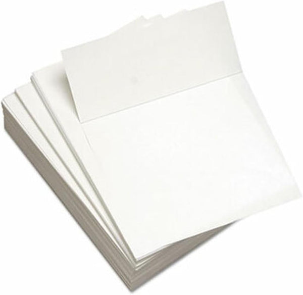 Lettermark Custom Cut-Sheet Copy Paper, 92 Bright, Micro-Perforated 3.66" from Bottom, 20 lb