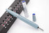 czxwyst 2019 New Version 601 Steel Cap Vacumatic Double Bead Fountain Pen (Lake Blue with Ink Window)