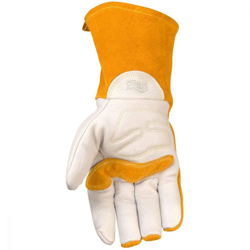 Caiman Premium Cow Grain MIG/Stick Welding Gloves, Cotton/Fleece Insulation, X-Large