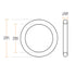 uxcell Silicone O-Rings, 13mm OD 10mm ID 1.5mm Width VMQ Seal Gasket for Pipe Repair, White, Pack of 100
