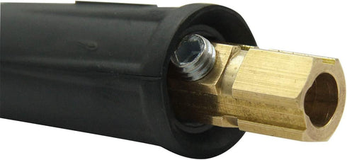 Welding Cable Joint Quick Connector Pair, DINSE-Style 100Amp-200Amp (#6-#4) 10-25 SQ-MM 2-Set