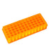 Microcentrifuge Tube Rack Double-Sided Plate for 0.5ml-2ml Centrifugal Pipes, 60 Holes (Orange)