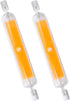 15W 118mm R7S LED Bulbs (2 Pack), 150W Halogen Equivalent, Dimmable T3 R7s Base, Warm White 3000K