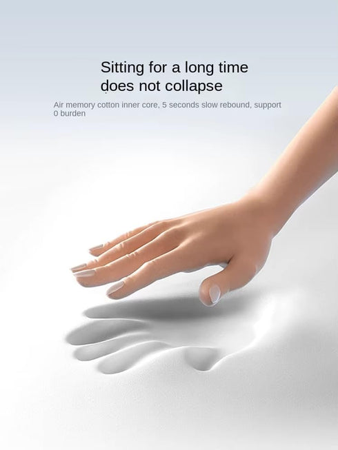 Tailbone Seat Cushion for Sciatica Back Pain Relief Orthopedic Memory Foam Coccyx Non-Slip Comfort Office Chair Car