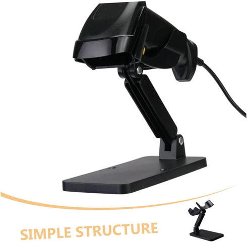 6.88X5.90X3.14 Inches Adjustable Barcode Scanner Holder Stand for Desk with Stable Base Compatible with Handheld