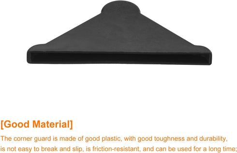 20Pcs 3x50mm uxcell Plastic Corner Protectors Triangle Shape Glass Corner Guards Cushion for Corner Protection