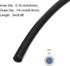 10ft 4mm(0.16") ID x 6.4mm(1/4") OD Silicone Tubing Black Industrial Plastic Tubing Pure Silicone Hoses for Pump Siphoning Draining Irrigation Brewing