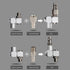 4Pcs Air Tool Swivel Fitting, 1/4 Inch NPT Industrial Swivel 360 Degree Air Hose Connector, Portable Air Tool Adapter