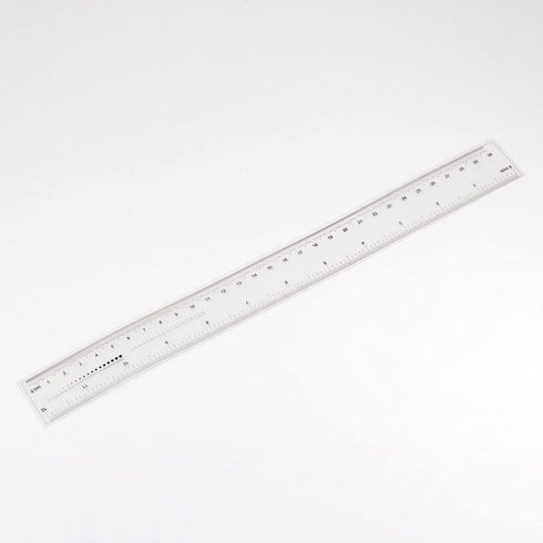 Film Flexible Ruler 12 Inch 0.1mm Scale, PET Plastic Covered Thickened Folding Straight Ruler Measuring Tool,