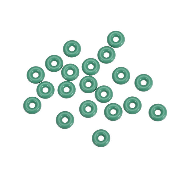 uxcell Fluorine Rubber O-Rings, Green, Pack of 20, 5.5mm OD, 1.7mm ID, 1.9mm Width FKM Seal Gasket