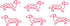 Dog Dachshund Shaped Paper Clips Great for Paper Clip Collectors or Dog and Pet Lovers (Style #2) (Pink 100 Count) by Butler in the Home