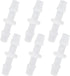 Plastic Hose Barb Fitting, 1/4" x 1/4" Pipe Connectors, Barbed Splicer Mender Joint Adapter, 6 Pcs